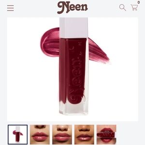 New Neen Glisten Up Creamy Lip Gloss in BOSS (black cherry)  MSRP $27